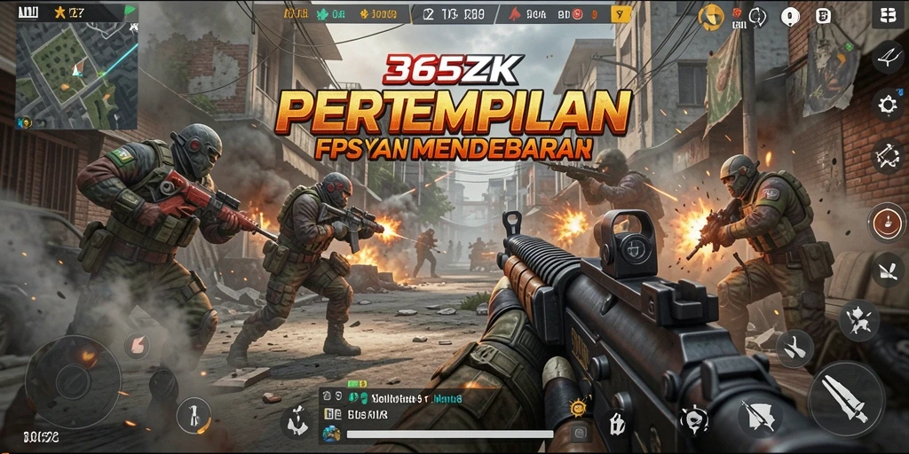 Tangkapan layar gameplay yang menunjukkan pertempuran intens di <strong>365ZK</strong>.