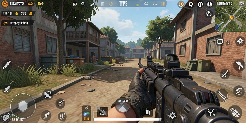 Screenshot BOBATOTO menampilkan aksi seru di game TPS.