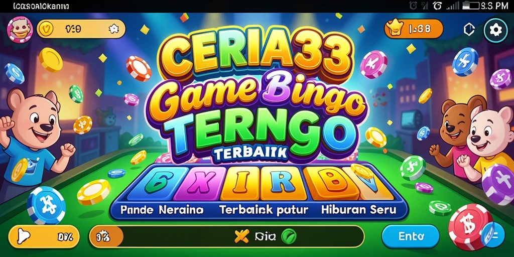 Tampilan gameplay seru di CERIA33 dengan banyak pemain Bingo.