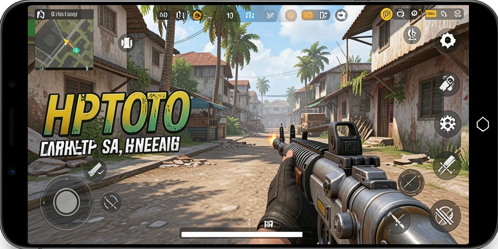 Screenshot HPTOTO menunjukkan aksi seru dalam gameplay TPS.