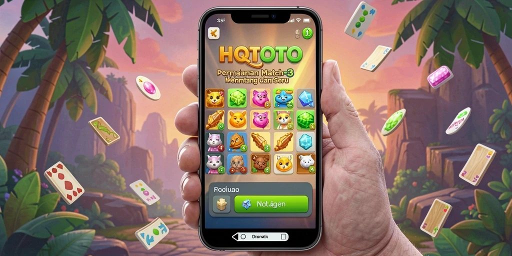 Screenshot HQTOTO menampilkan gameplay seru dan penuh warna.