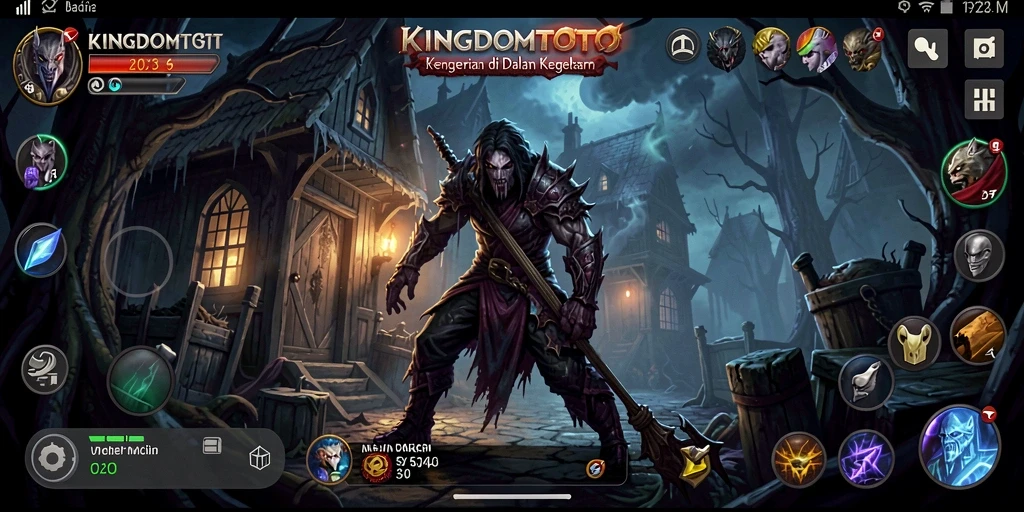 Tampilan mencekam dari gameplay <strong>KINGDOMTOTO</strong> yang menggetarkan jiwa.
