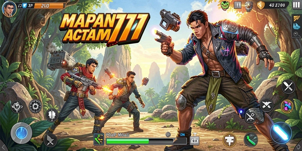 Tampilan gameplay intens dan aksi seru di MAPAN777.