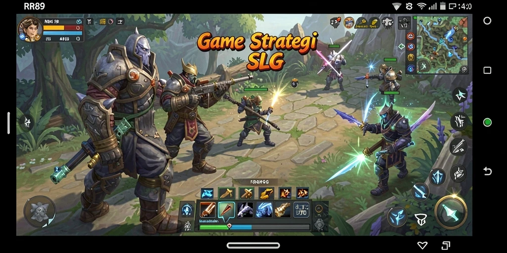 Screenshot gameplay RR89 menampilkan aksi strategis yang mendebarkan.