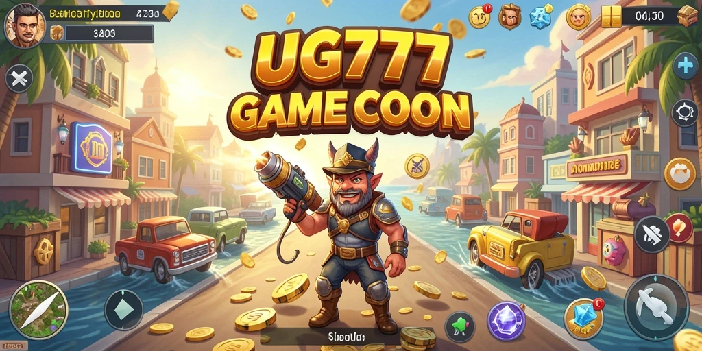 Tampilan gameplay UG777 yang menarik dengan elemen Tycoon.