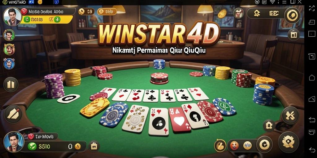 Tampilan gameplay QiuQiu yang menarik di WINSTAR4D.